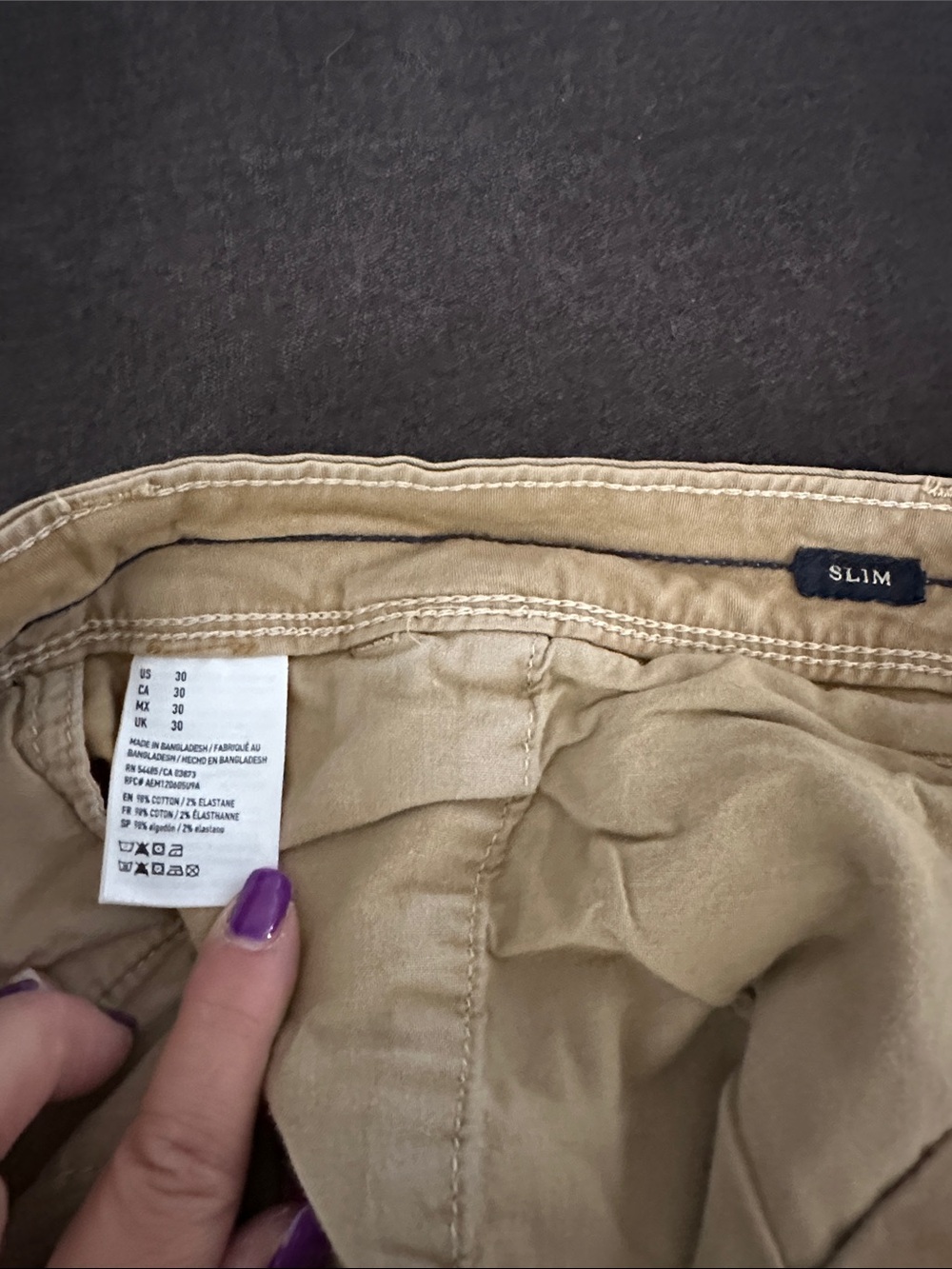 American Eagle Men's Shorts - Tan and Khaki Two-Pack - Picture 15 of 15